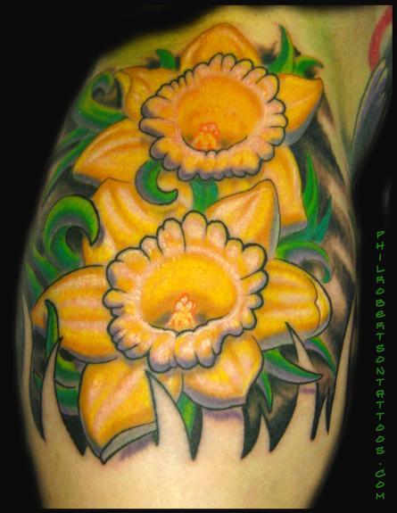 Looking for unique  Tattoos? Daffodil flower tattoo